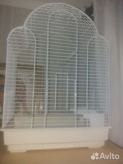 Клетка для попугая на брони
