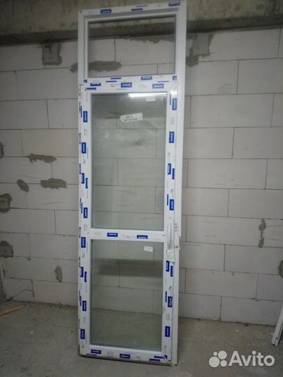 Двери металлопластиковые бу (размеры в описании)