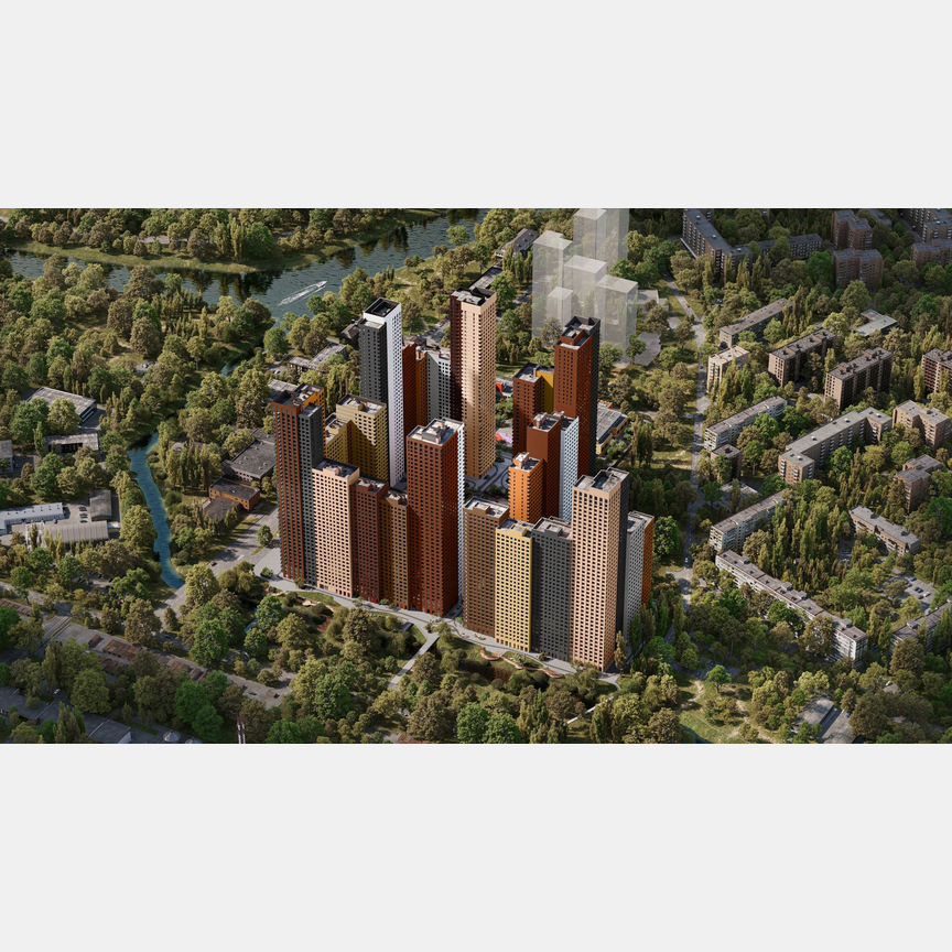 Квартира-студия, 32,3 м², 40/40 эт.