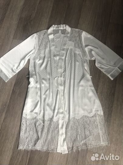 Халат женский шелковый