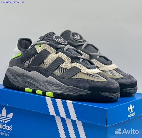 Кроссовки Adidas Niteball Grey (Арт.24295)