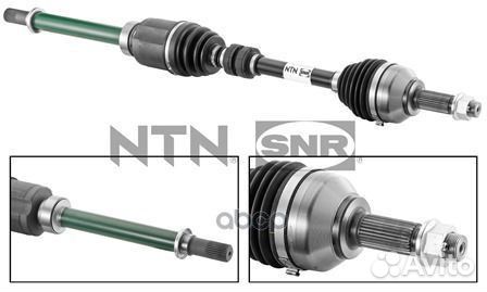 Привод в сборе nissan qashqai 07- DK68007 NTN-SNR