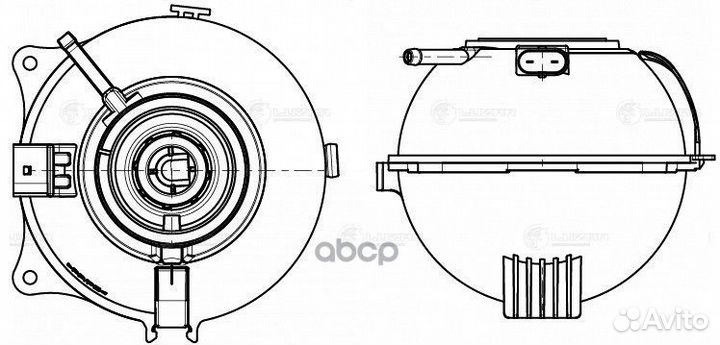 Бачок расширительный LET1853 luzar