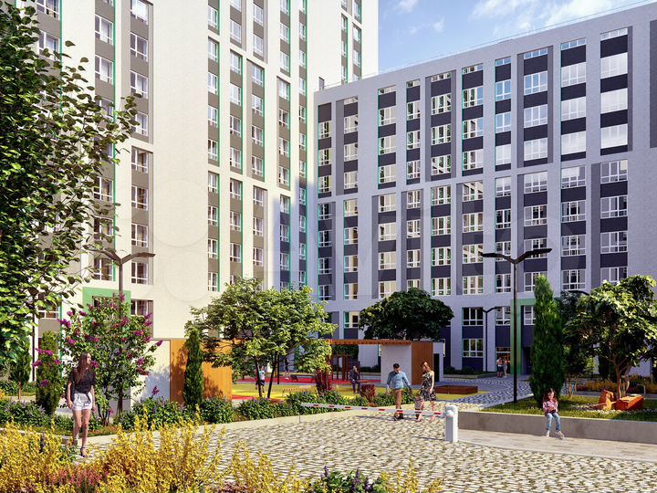 1-к. квартира, 48,8 м², 3/19 эт.