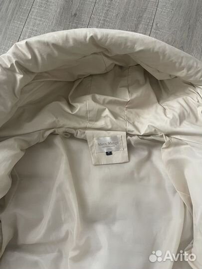 Кожаный пуховик