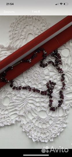 Гранатовое колье