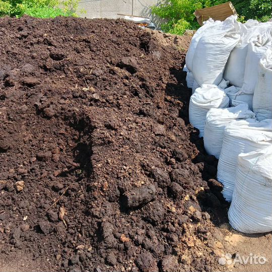 Земля чернозем в мешках