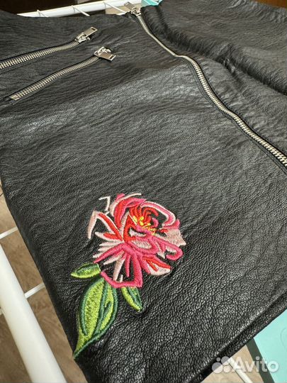 Кожаная юбка hm