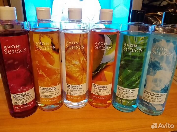 Гель для душа, пена, шампунь avon 500-1000мл