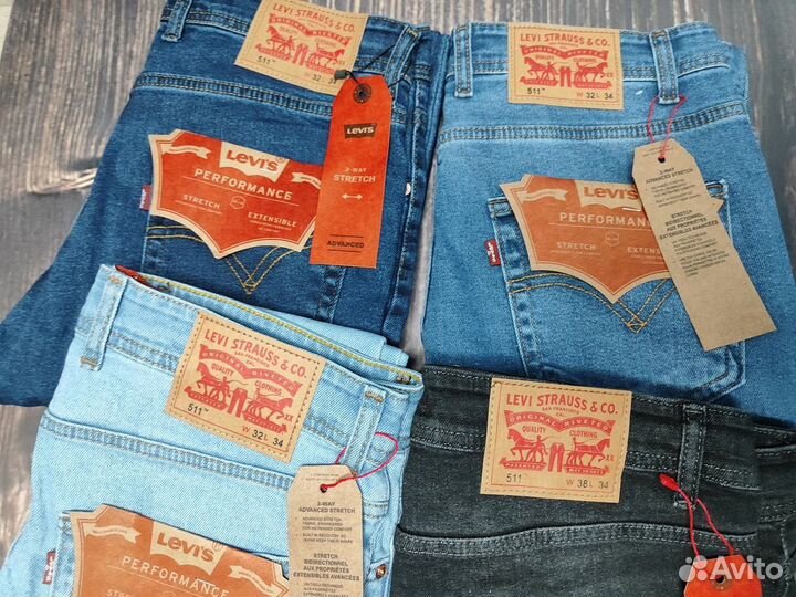 Джинсы Levis 511 Много Цветов в Наличии