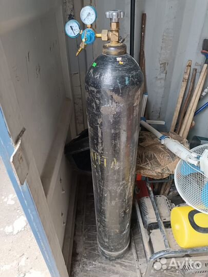 Баллон газовый бу, CO2, заправлен, с редуктором