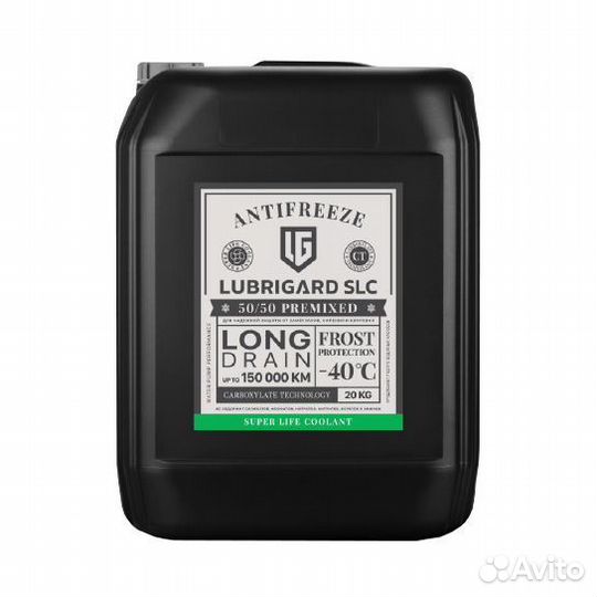 Lubrigard antifreeze SLC Антифриз зеленый готовый
