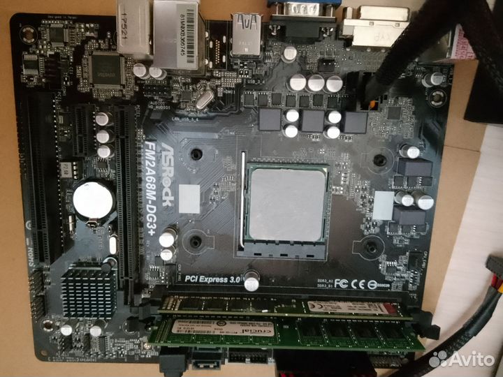 Мат. плата с процессором, памятью, ssd и hdd