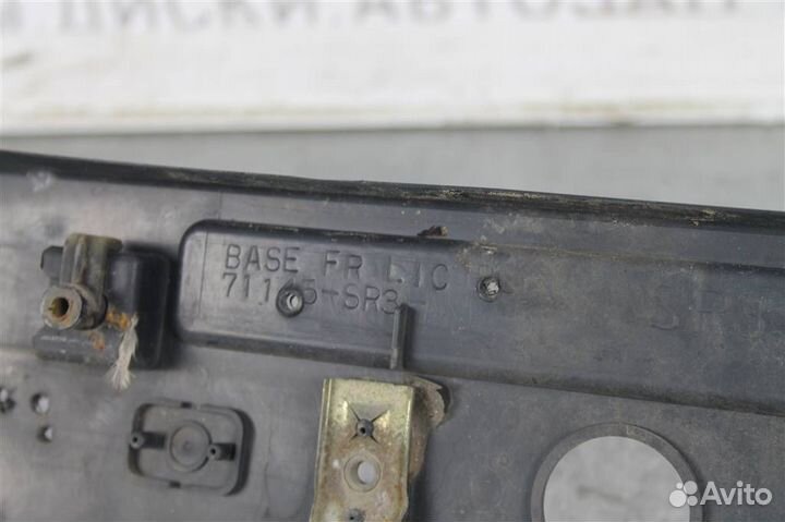 Накладка переднего бампера под номер Honda C-RV