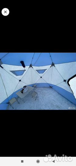 Новая зимняя трёхслойная палатка