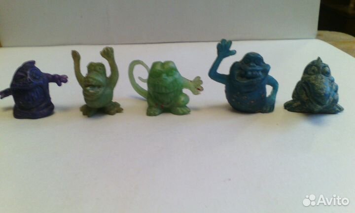 Призовые фигурки из блоков жевательной резинки 90х