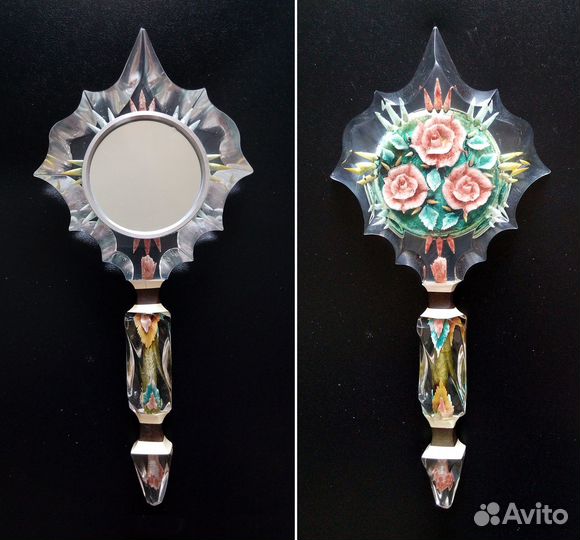 Зеркало ручное СССР, сделано в колонии