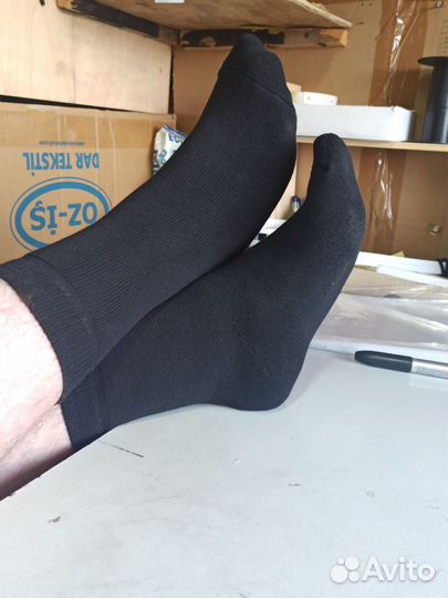 Носки махровые зимние мужские