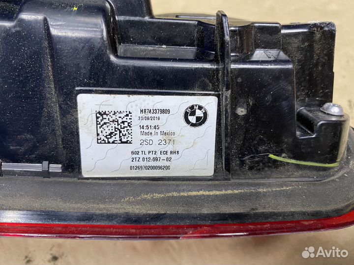 BMW X4 G02 2018 Фонарь задний правый с дефектом