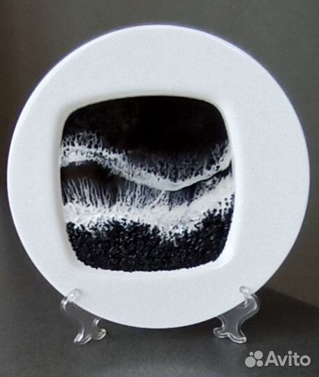 Тарелка из эпоксидной смолы