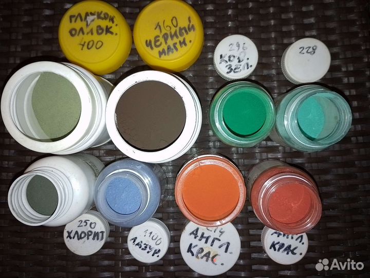 Редкие минеральные краски пигменты для иконописи