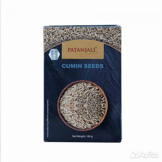 Кумин черный целый (Cumin Whole) Patanjali Патандж