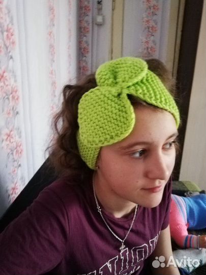 Женская повязка, новая, ручная работа