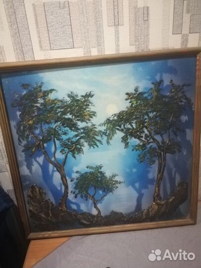 Вышивка крестом, картина