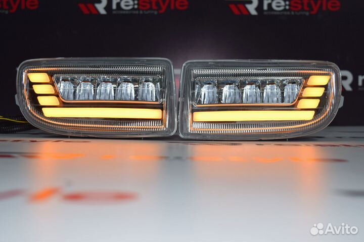 Туманки Toyota Land Cruiser 100 LED qkLPMr