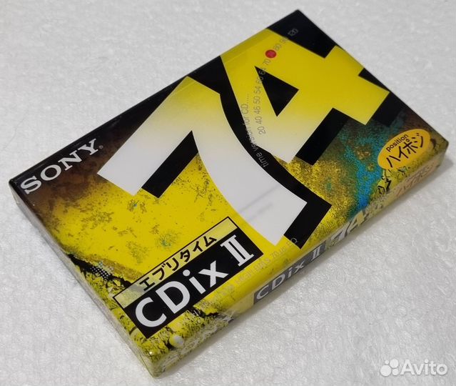 Sony cdixii 74 Аудиокассета Японский рынок