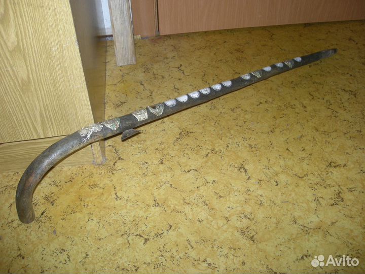 Шильдики жетоны накладные на трость Индеец резной