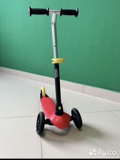 Детский трехколесный самокат декатлон oxelo