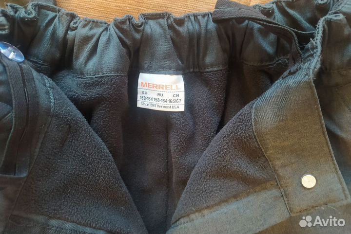 Штаны утеплённые зимние на девочку