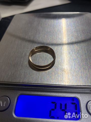 Обручальное кольцо 56 пробы старинное золото