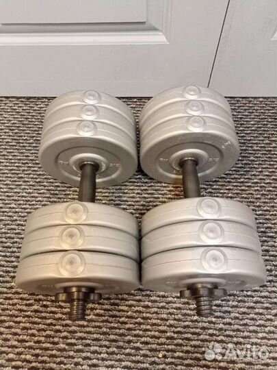 Гантели 29кг разборные новые