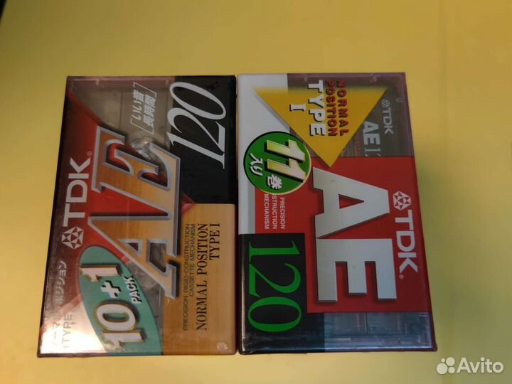 Два блока аудиокассет TDK AE 120 для Андрея