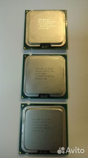 Процессоры Intel Core 2 Duo (Socket LGA775)