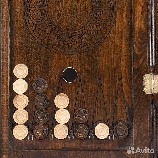 Нарды и шашки резные Астхик 50 х 50 см бук Армения 62525