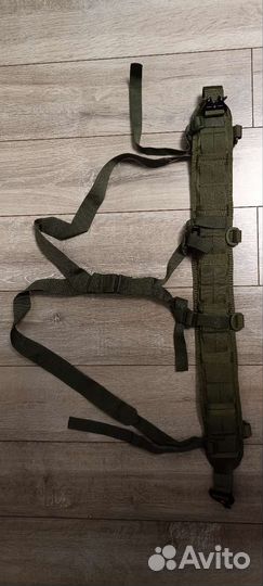 Тактический пояс разгрузочный с лямками