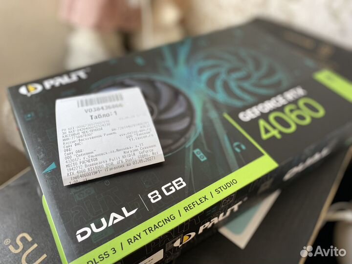 Видеокарта palit nvidia geforce rtx 4060 dual
