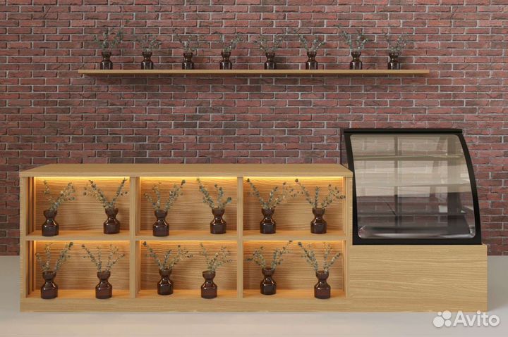 Барная стойка в ТЦ, Торговые островки