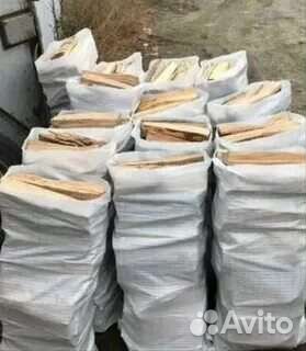 Дрова в мешках колотые сухие