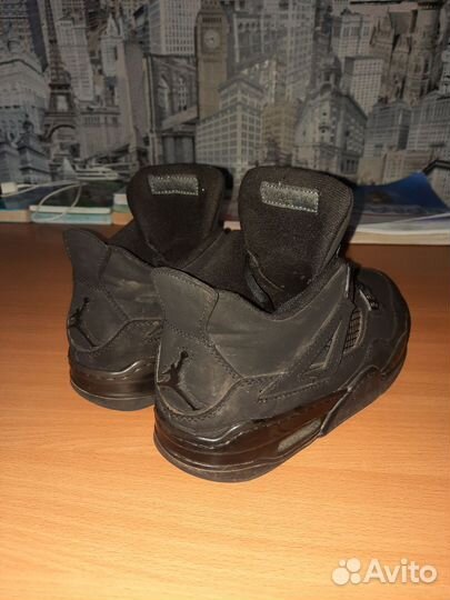 Зимние кроссовки Nike Air Jordan 4 Retro Black Cat