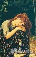 Репродукция картины Алёнушка Музейное качество