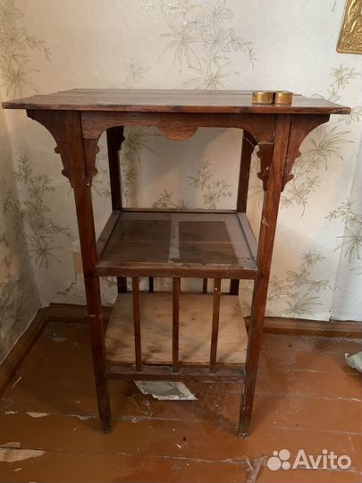 Этажерка деревянная старинная