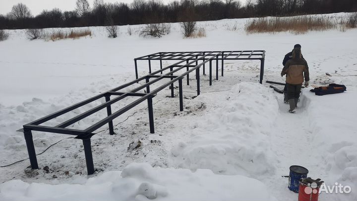 Винтовые сваи с завода