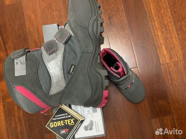 Ботинки зимние для девочки ecco