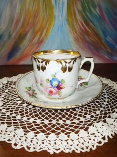 Антикварная кофейная пара 