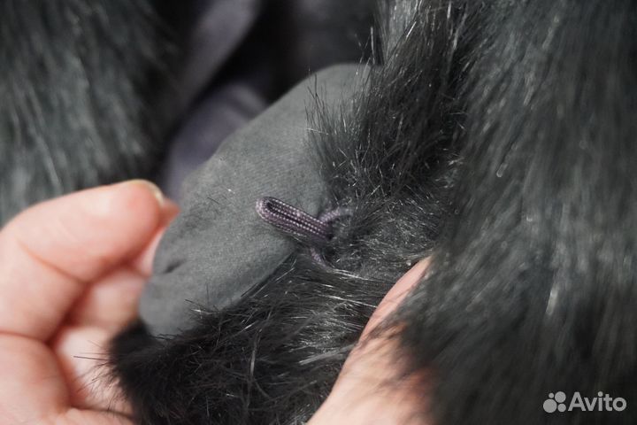 Полушубок из экомеха