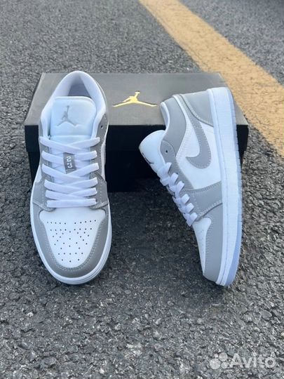 Кроссовки Nike Air Jordan 1 low grey